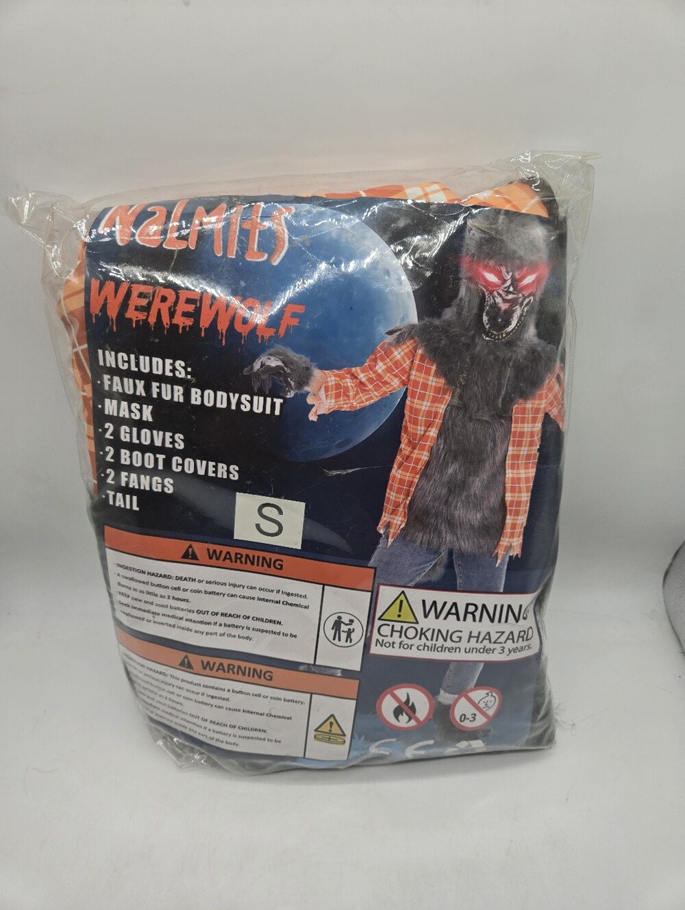 Werewolf Halloween Youth Costume. New
